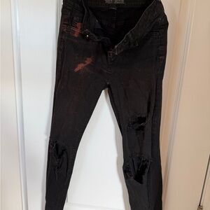Wild Fable Black Distressed Skinny Jeans